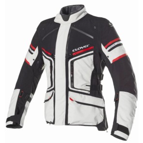 Clover Laminator-2 WP MC Jakke Sort/Grå XXL